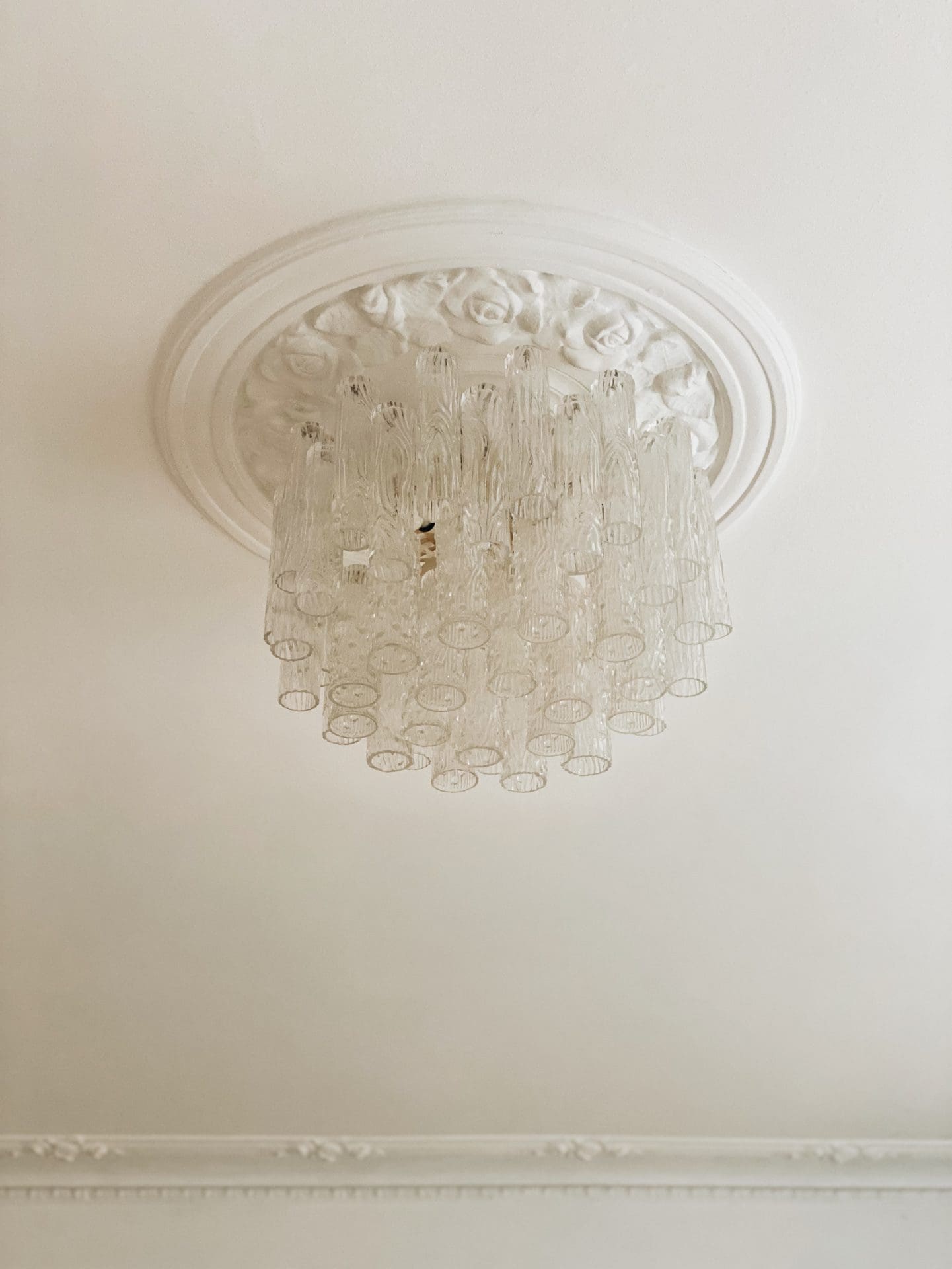 Pastel Art Glass Flush Mount