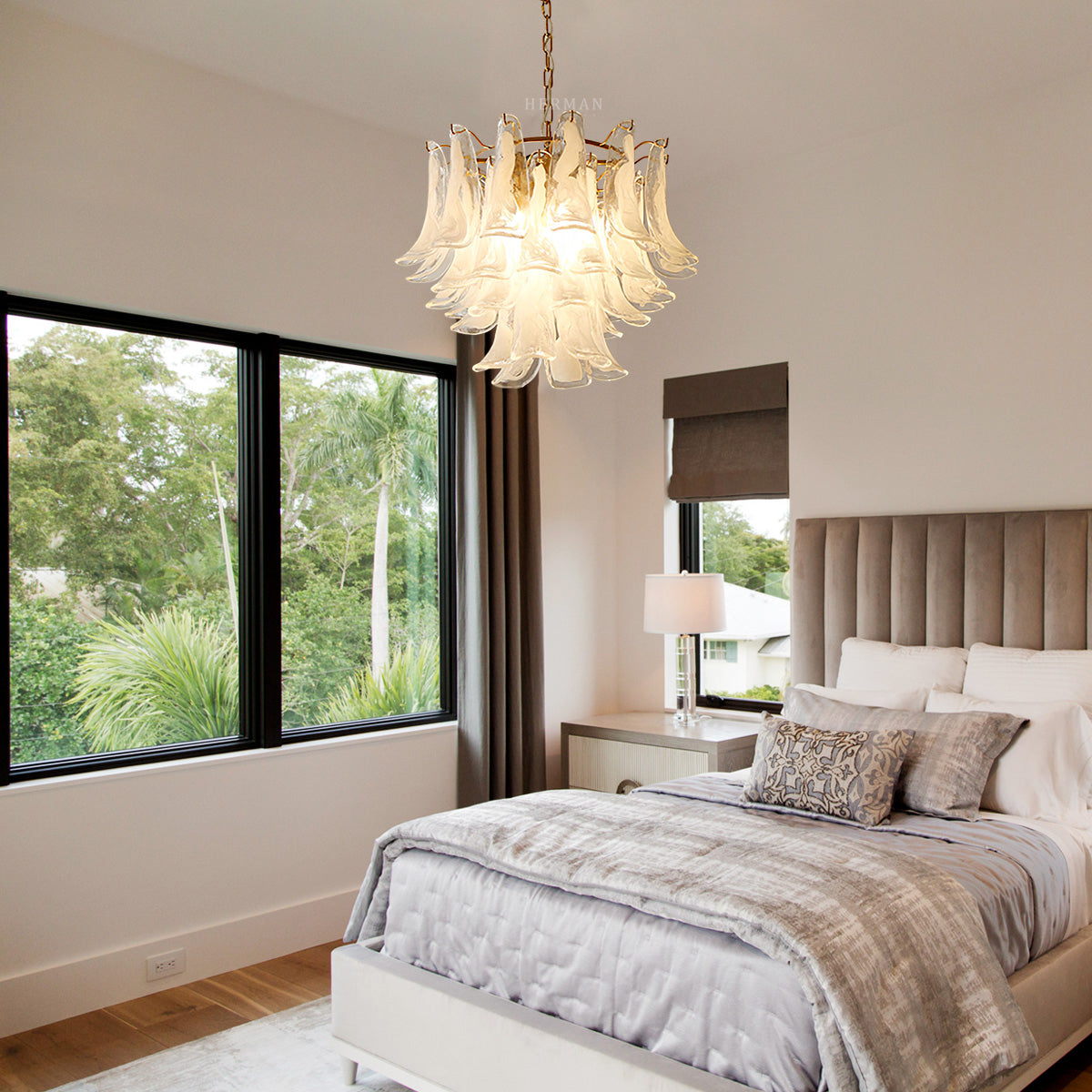 Anthesis Art Glass Chandelier